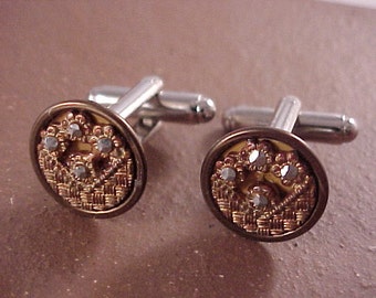 Victorian Clothing Button Cuff Links