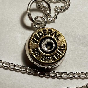 38 Special Bullet Pendant Necklace