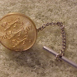 Estonia Coin Tie Tack
