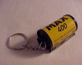 35mm Film Roll Key Ring Kodak Max 400 Film