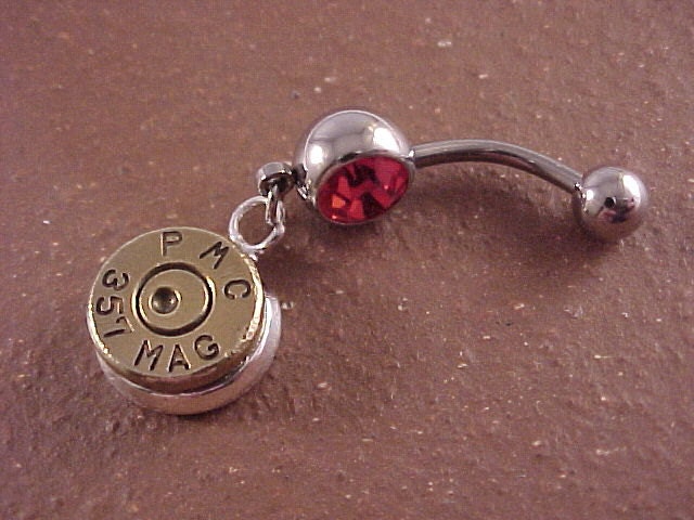 Bullet belly 2024 button ring