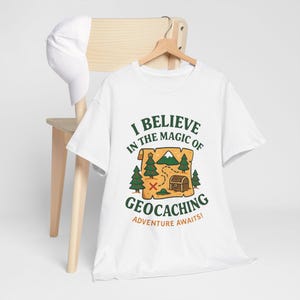 Geocaching Tee, Christmas Geocaching Shirt, Geocaching Apparel, Gift for Geocachers, Outdoor Fun T-Shirt, Gift for Hikers, Nature Lovers