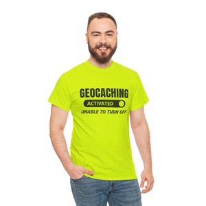 Geocaching Adventure Tee, Geocaching Activated, Geocaching Apparel, Gift for Geocachers, Geocaching Swag