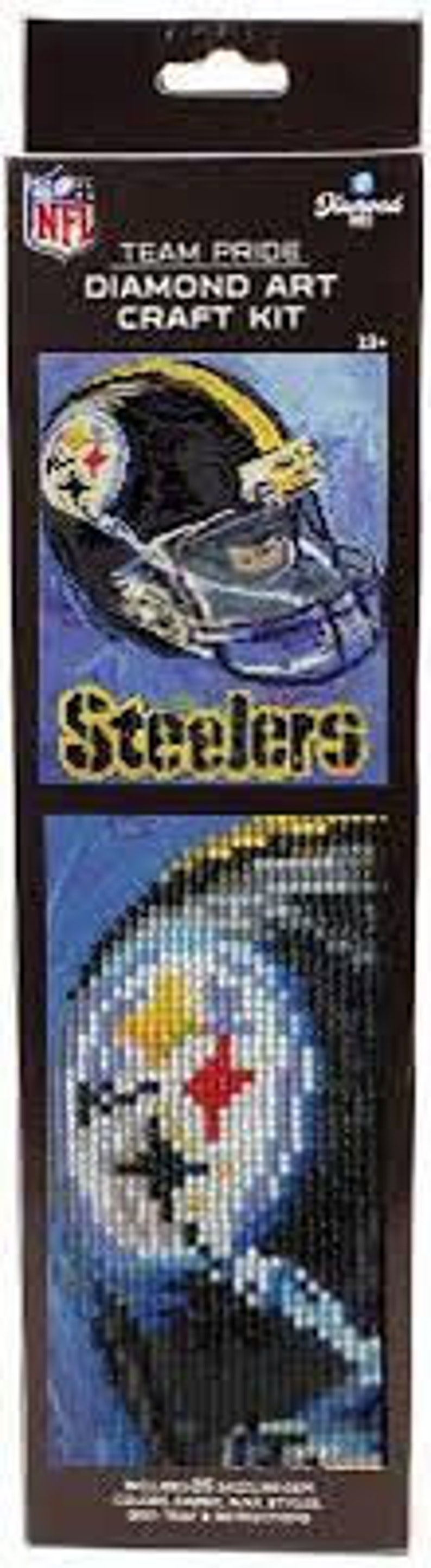Leisure Arts Pittsburgh Steelers NFL Diamond Art Intermediate | Etsy