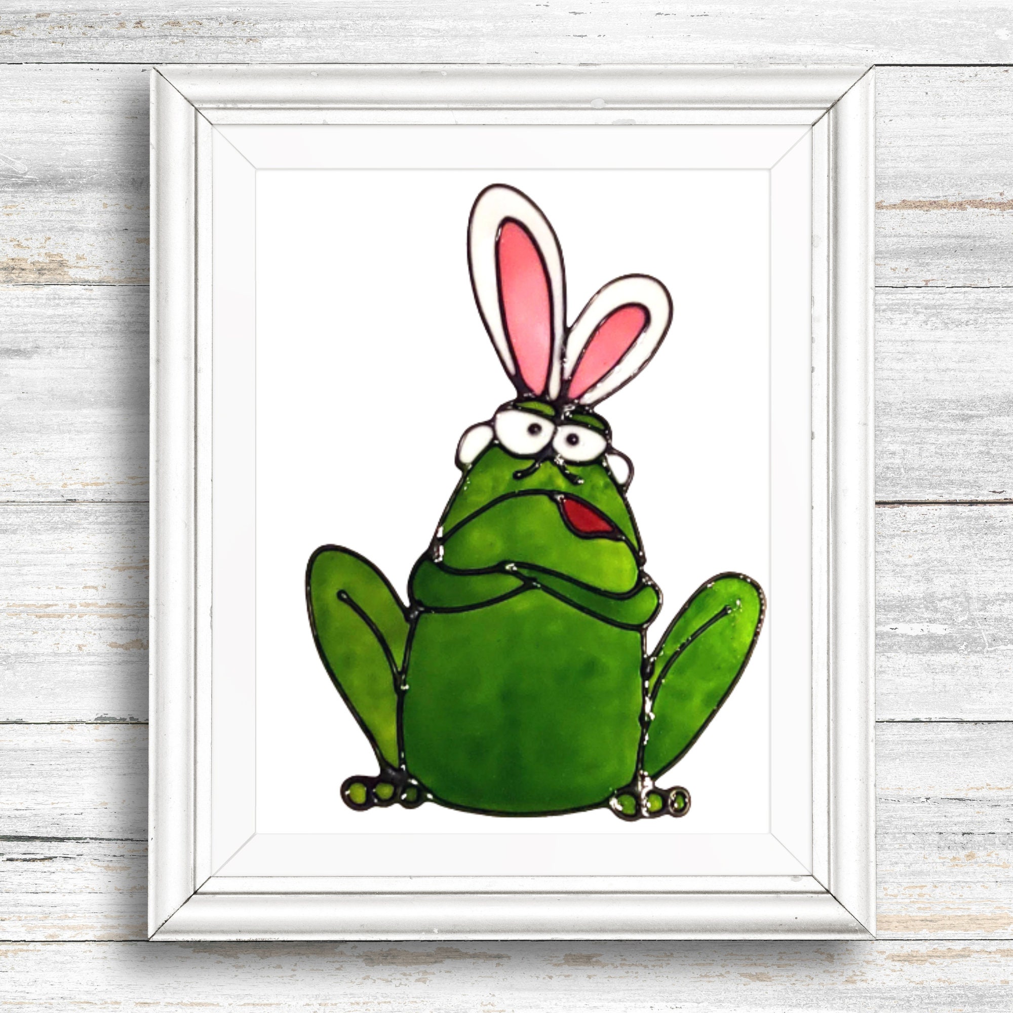 Bunny Ears Frog Window Cling Funny Frog Window Decal Frog Decorations Easter  Decor Window Art Frog Lover Gift -  Canada