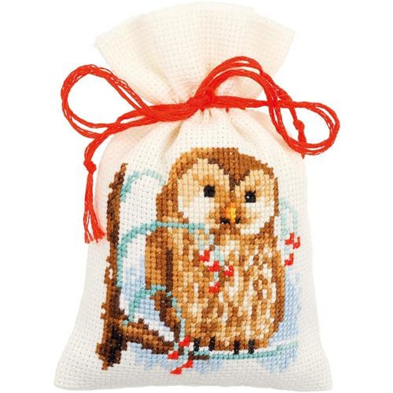 Vervaco Sachet Bags Counted Cross Stitch Kit Winter Etsy