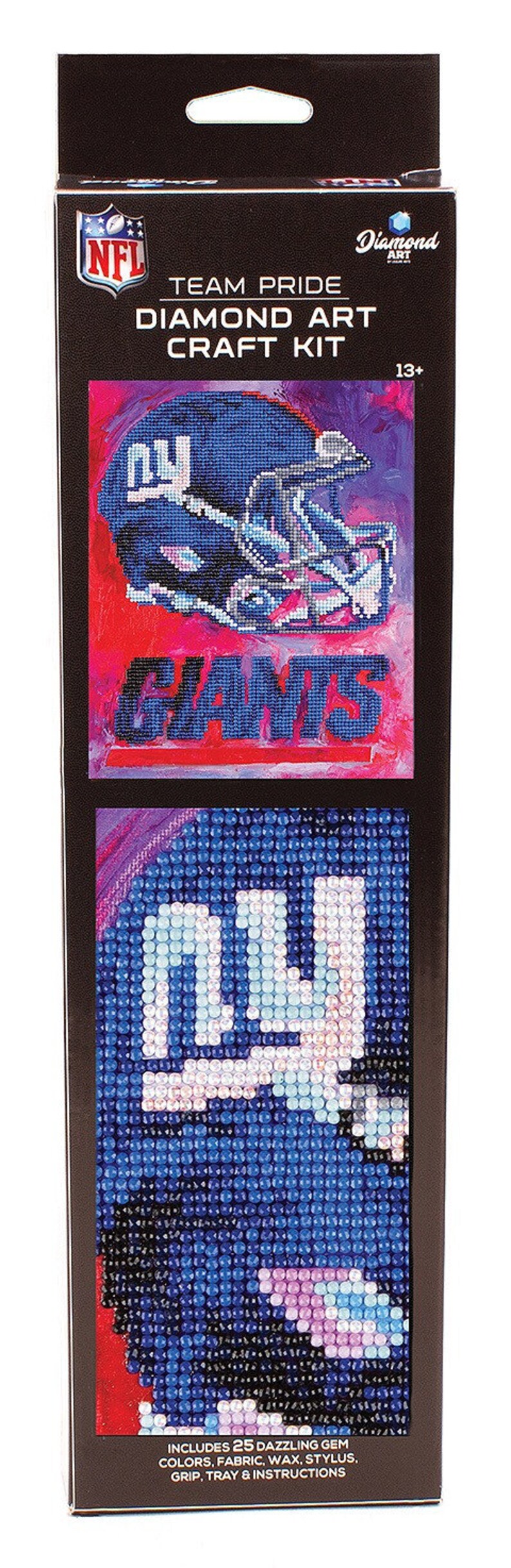 Leisure Arts New York Giants NFL Diamond Art Intermediate Kit | Etsy