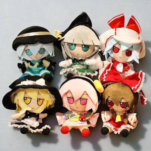 Touhou Project Plush Toy, Hakurei Reimu Kirisame Cirno, Fumo Flandre Scarlet Anime Peripheral Plush Toys, Touhou Kid Birthday Gifts