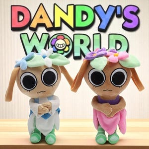 Dandy’s World Plush Belle Basket Bassie Plush Toy, Game Peripheral Figure, Bassie Doll Birthday Gift, Toys for Kids Room Decor