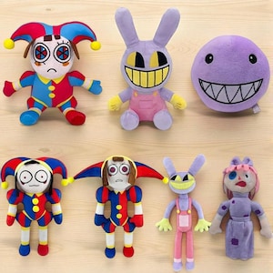 Amazing Digital Circus Plush Toy, Cute Cartoon Clown Soft Fill Doll, Fun Girl Birthday, Christmas Valentine&#39;s Day Doll Gift
