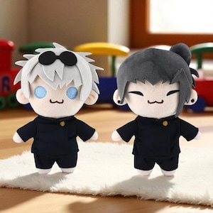Jujutsu Kaisen Plush Toy, Gojo Satoru Geto Suguru Character, Cartoon Doll, Anime Plush Toy.