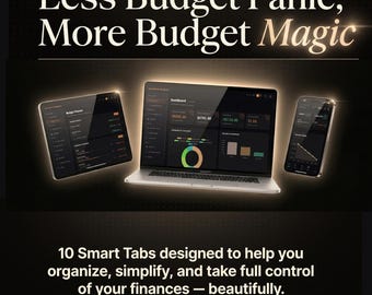 Interactive Budget Planner Monthly Budget Tracker Bill Expense Tracker | Savings & Debt Planner Paycheck Budget Personal Finance Organizer