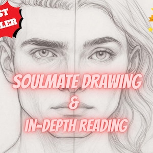 Soulmate Drawing & Tarot Reading - SAME DAY - Draw My Soulmate - Your Future Husband/Wife - Soulmate Reading - Fast Delivery