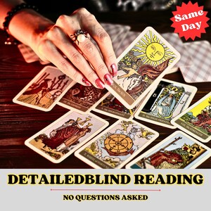 Gleicher Tag, Detaillierte Blind Legung ohne Fragen, Blind Tarot Legung, Sehr detaillierte Psychische Legung, Allgemeine Spirituelle Beratung
