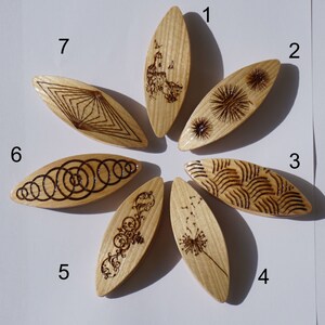 Engraved tatting shuttle 3"