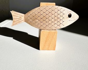Fish Tatting Shuttle – Unique Lace-Making Tool  2.85 inch