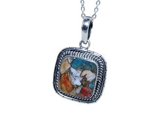 Oyster Shell Pendant | Handmade Sterling Silver Coastal Jewelry Gift