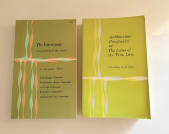 Vintage Eastern Spirituality Books – The Upanishads & The Lotus Sutra | Hindu Buddhist Dover Classics