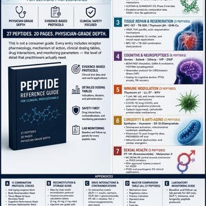 Comprehensive Peptide Reference Guide – Clinical Dosing Protocols for Physicians (PDF Download)