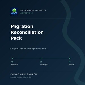 Migration Reconciliation Workbook | CSV Comparison, Data Validation and Python Tool