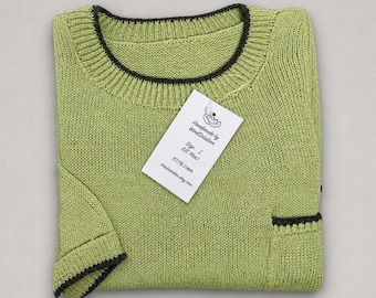 Camiseta de punto de lino (lino) - Unisex