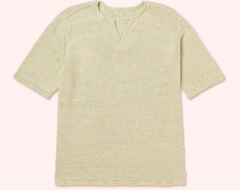 Linen (Flax) Knit T- Shirt - Unisex
