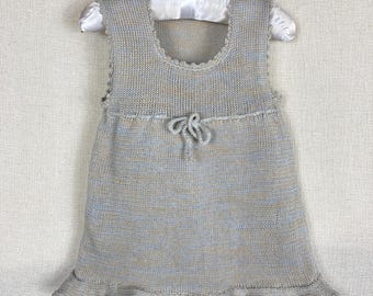 Knit Summer  Dress  for  Toddler Girl  - Ruffles Trim