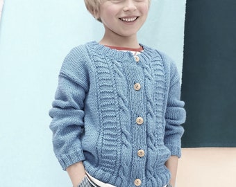 Chaqueta/Cardigan de Punto para Niño - Tallas del 2T al 5T