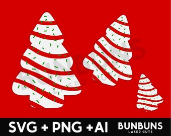 Little Debbie Christmas Tree Earrings SVG File | DIY Laser Cut Earrings or Paper Projects | Holiday Crafting | Christmas Jewelry Design