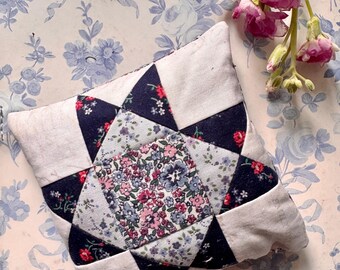 Handcrafted Quilted Lavender Sachet: Homegrown Aromatherapy Star