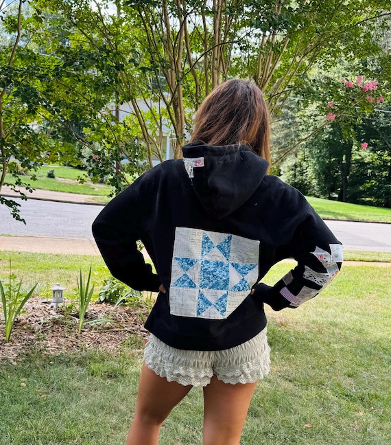 Patchwork sweatshirt hotsell