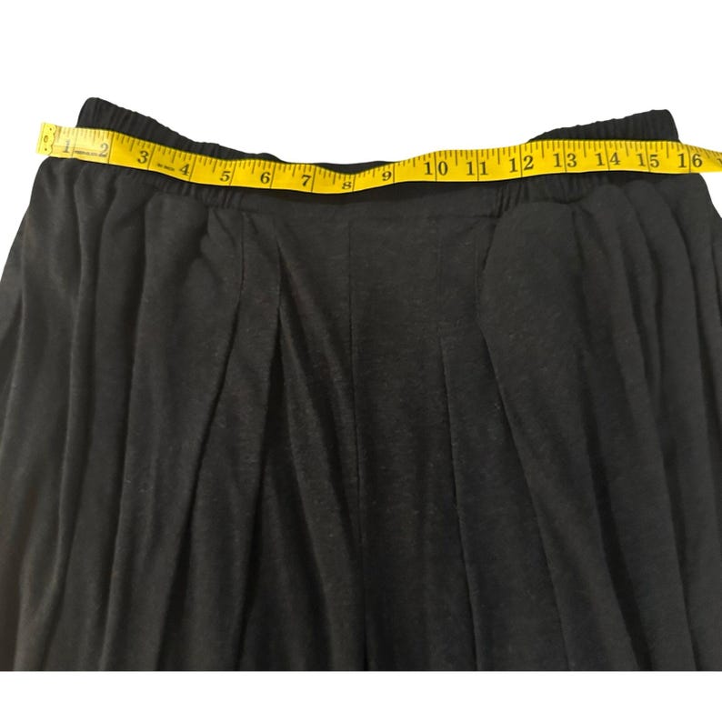 Free People Beach - Black Knit Wide Leg Balloon Vintage Pants - NWOT image 10