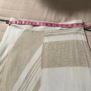 Anthropologie Esker Maxi Skirt - White/Tan - LG image 5