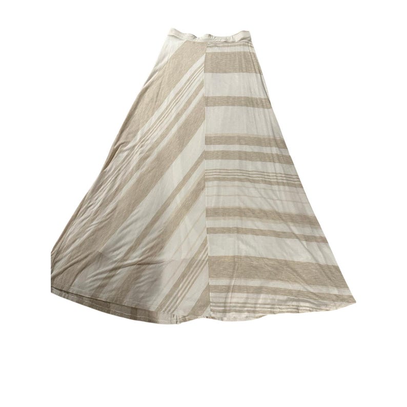 Anthropologie Esker Maxi Skirt - White/Tan - LG image 4