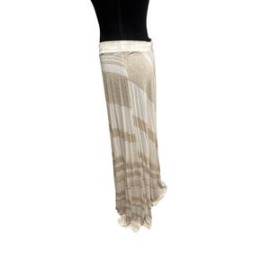 Anthropologie Esker Maxi Skirt - White/Tan - LG image 9