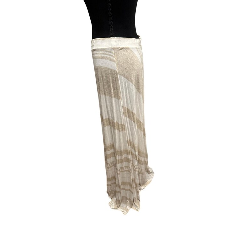 Anthropologie Esker Maxi Skirt - White/Tan - LG image 9
