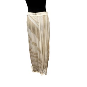 Anthropologie Esker Maxi Skirt - White/Tan - LG image 10