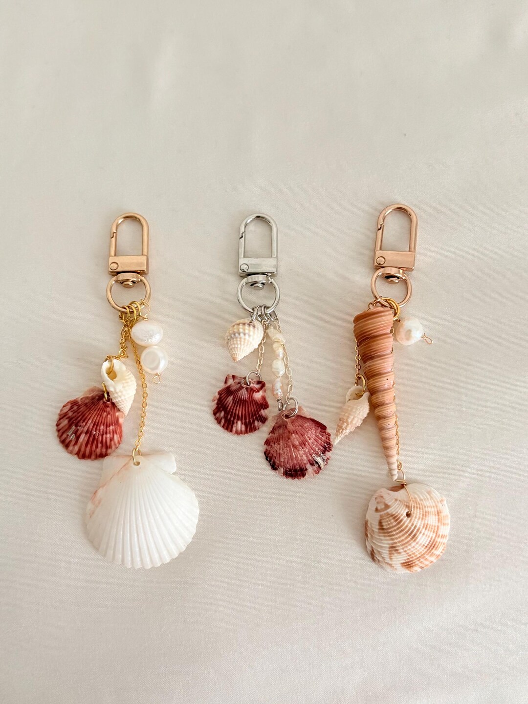 Shell Bag Charms, Summer Charms - Etsy