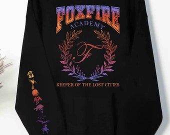 Foxfire Academy Sweatshirts, Keeper Of The Lost Cities Symbols Sweater, Team Keefe Shirt, Kotlc Bag, Kotlc Shirt, Book Lover Fan Gifts Shirt