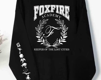 Sudadera de Foxfire Academy, suéter de Lost Cities Keeper, camiseta con símbolos de Keeper Of The Lost Cities, camiseta Bookish, sudadera con capucha Neverseen, Team Keefe