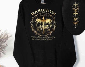 Basgiath War College Book Sweatshirt, Fantasy Bookish Shirt, Dragon Rider Shirt, Book Lover Hoodie,, Bookworm Shirt, Fly Or Die, Bookish War