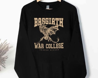 Basgiath War College Sweatshirt, Fourth Wing Comfort Hoodie Shirt, Dragon Rider Shirt,  Rebecca Yoros, Violet Sorrengail, Bookish Comfort