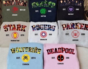 Avengers All Team Shirt, Marvels Super Hero, Avengers Assemble, Deadpool and Wolverine , Scarlet Witch, Captain America Shirt, Bucky Barnes