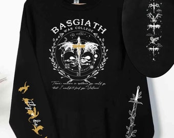 Fourth Wing 2-Sided Sweater, Basgiath War College Sweatshirt, Riders Quadrant Shirt, Violet Sorrengail, Rebecca Yoros Tee, Bookish Hoodie