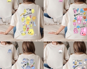 Cute Stray Kids Member Sweatshirt,  Skzoo Kpop Shirt, Stray Kids Group Tee, Stray Kids World Tour 2026 Shirt, Seungmin,Changbin,Hyunjin, Han