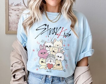 Stray Kids Skzoo Shirt, Kpop Straykids Merchandise, Wolf Chan