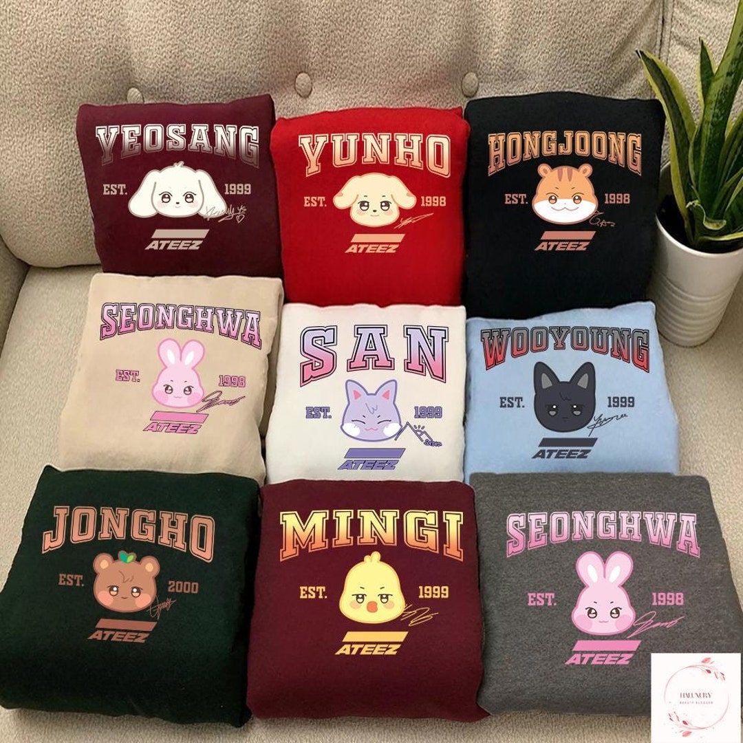 ATEEZ トレーナー Ateez Members Aniteez Sweatshirt, Ateez Kpop Shirt, Kpop World