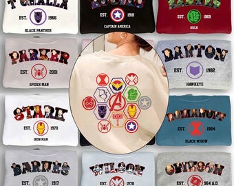 Avengers All Team Two-Sides Sweatshirts, Avengers Assemble, Marvels Super Hero Sweatshirt, Captain America Hulk Thor Bucky Barnes Sweatshirt