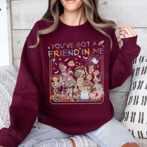 Comfort Colors® Retro Toy Story 1995 Halloween, Sie haben einen Freund in mir Halloween-Shirt, Disney Toy Story Sweatshirt, Toy Story Halloween Bild 10