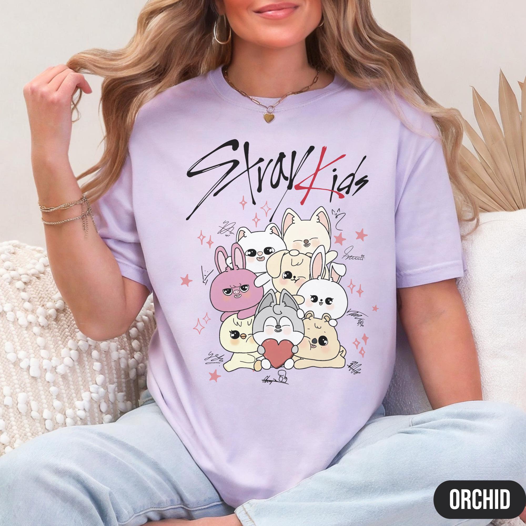 Stray Kids Skzoo Shirt, Kpop Straykids Merchandise, Wolf Chan